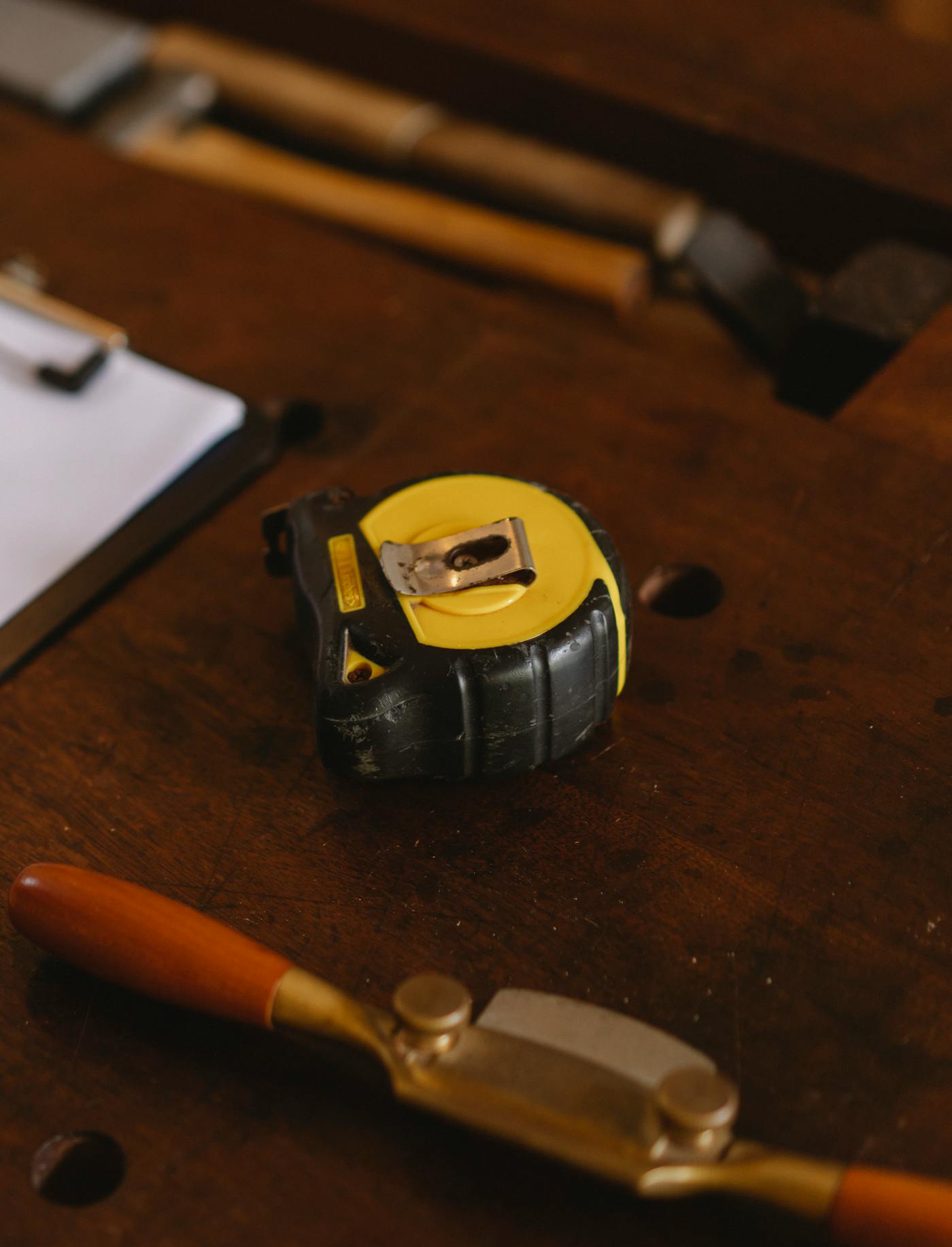 Custom cabinet and millwork planning tools and measuring tape