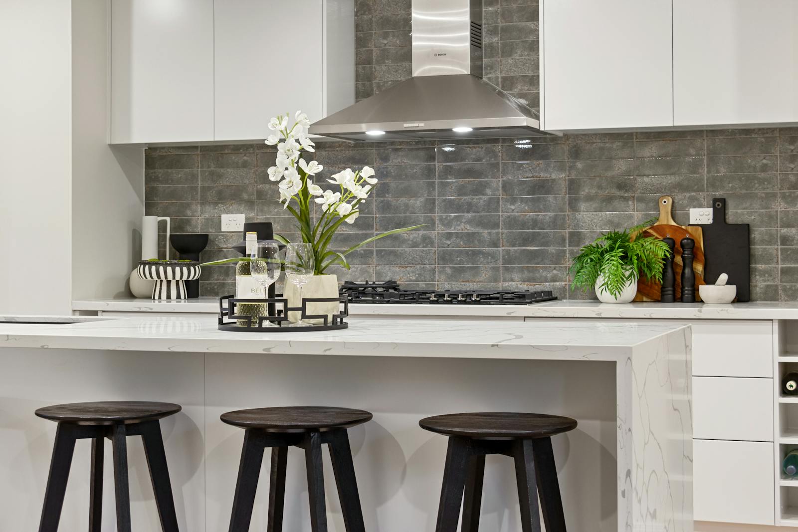 Kitchen, Prep Kitchen & Cabinet Install